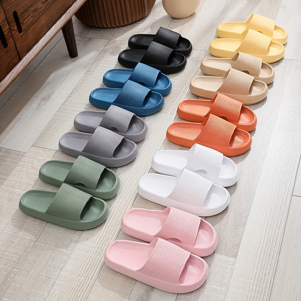 Men's Fashion Slides, Casual Non Slip Slippers, Open Toe Shoes For Indoor Outdoor Beach Shower, Spring And Summer - Asma fashion gallary
